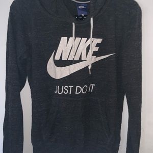 Black Nike Logo Hoodie